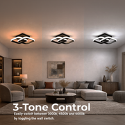 LED полилей VERTEX Matrix с припокриващи се диаманти, метални рамки, 24W, 2 диаманта, студена/топла/неутрална светлина 3000K/4000K/6000K, черен, метален и силиконов LED полилей Заглавие по подразбиране Alessandro Design