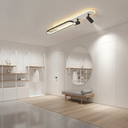 LED полилей с регулируем проектор FISSO Camilla 70W, студена/топла/неутрална светлина, черни LED полилеи Заглавие по подразбиране Alessandro Design