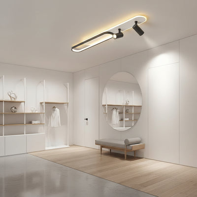 Регулируем LED проектор FISSO Camilla 70W, Студена/Топла/Неутрална светлина, Черен