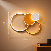 LED полилей с дистанционно управление KILLIAN 80W, 4 кръга, студена/топла/неутрална светлина, димиране, златни LED полилеи с дистанционно управление Заглавие по подразбиране Alessandro Design