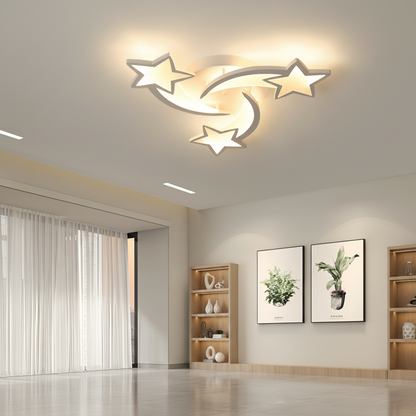 LED полилей с дистанционно управление IPOMOEA 51W, 3 звезди, студена/топла/неутрална светлина, димируем, бял LED полилей с дистанционно управление Заглавие по подразбиране Alessandro Design