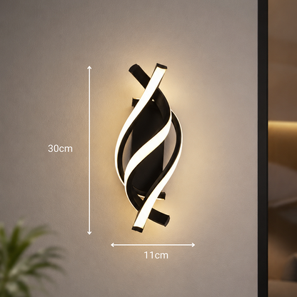 Reid 13W LED стенна лампа, студена/топла/неутрална светлина, черни вътрешни стенни лампи Заглавие по подразбиране Alessandro Design