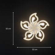 LED полилей с дистанционно управление LILY 86W, 5 елемента, Студена/Топла/Неутрална светлина, Димируем, Бял LED полилей с дистанционно управление Default Title Alessandro Design