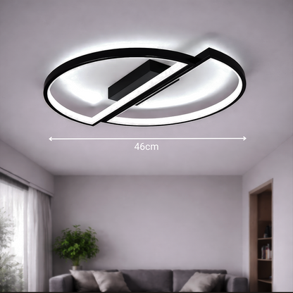 LED полилей с дистанционно управление VECTOR ARCUS 52W, 2 елемента, Студена/Топла/Неутрална светлина, Димируем, Черен LED полилей с дистанционно управление Default Title Alessandro Design