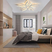LED полилей с дистанционно управление SAKURA 62W, 5 венчелистчета, студена/топла/неутрална светлина, димируем, бял LED полилей с дистанционно управление Заглавие по подразбиране Alessandro Design