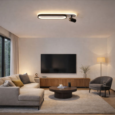 Регулируем LED проектор FISSO Camilla 49W, светлина 3000/4000/6000k, Черен