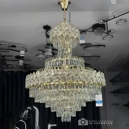 Junnut Candelabra 21xE27, Кристал и метал, Златен кристален свещник Заглавие по подразбиране Alessandro Design