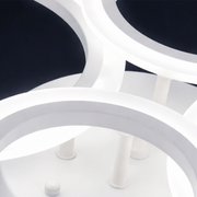LED полилей с дистанционно BETTY 43W, 4 кръга, Студена/Топла/Неутрална светлина, Димируем, Бял LED полилей с дистанционно управление Заглавие по подразбиране Alessandro Design