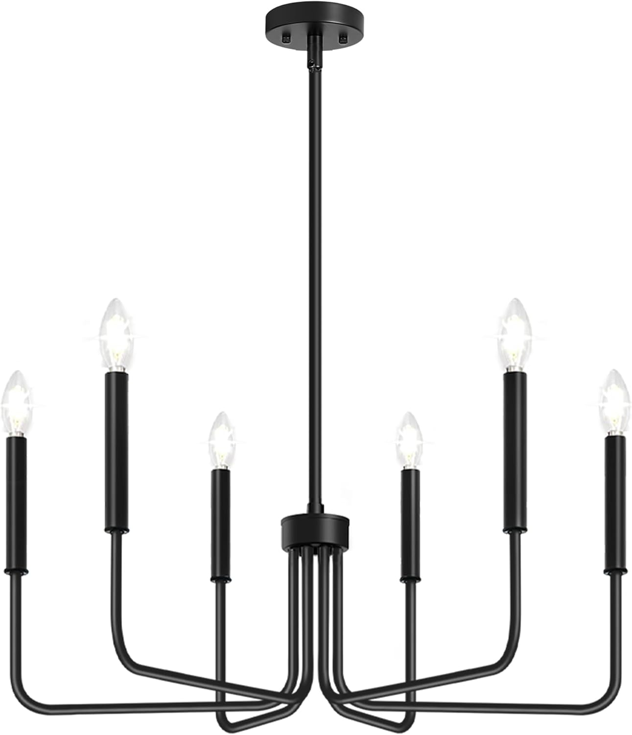 Lustra Metalic AVANT, tip Pendul cu brate, D63 cm Rotunda, 6xE14, Negru Lustre Industrial Default Title Alessandro Design