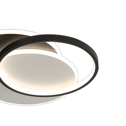 LED полилей с дистанционно управление CHIARA 67W, 3 кръга, студена/топла/неутрална светлина, димиране, черен LED полилей с дистанционно управление Заглавие по подразбиране Alessandro Design