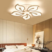 LED полилей с дистанционно управление JASMINE 66W, 5 венчелистчета, студена/топла/неутрална светлина, димиране, бял LED полилей с дистанционно управление Заглавие по подразбиране Alessandro Design