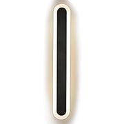 Външна LED стенна лампа SUHA, дължина 30 см, 4W, IP65, метална, линейна, черна външна стенна лампа Заглавие по подразбиране Alessandro Design