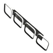 LED полилей VERTEX 45W, 4 квадрата, линейна, студена/топла/неутрална светлина, черни LED полилеи Заглавие по подразбиране Alessandro Design