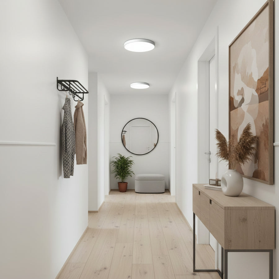 SOLIS LED плафониери 27см 20W Cold Light, бели LED плафониери Заглавие по подразбиране Alessandro Design