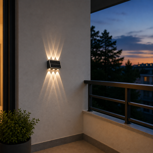 Нанесете LED външен LED Solaris, 6 източника на светлина, топла, черна светлина