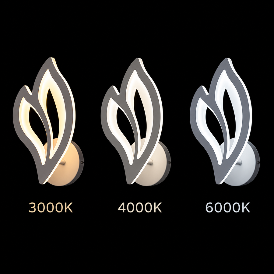 LED лампа LILY 14W Petal Light Студен/Топъл/Неутрален акрил и бял метал