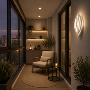 LED лампа ORCHID 15W Petal Студена/Топла/Неутрална светлина Акрил Метал Бял