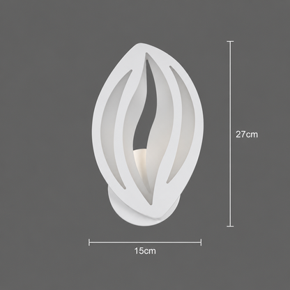 LED лампа ORCHID 15W Petal Студена/Топла/Неутрална светлина Акрил Метал Бял