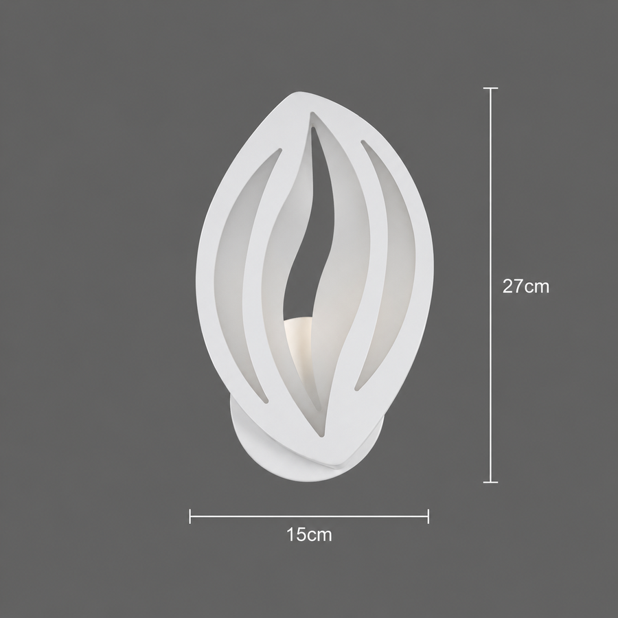 LED лампа ORCHID 15W Petal Студена/Топла/Неутрална светлина Акрил Метал Бял