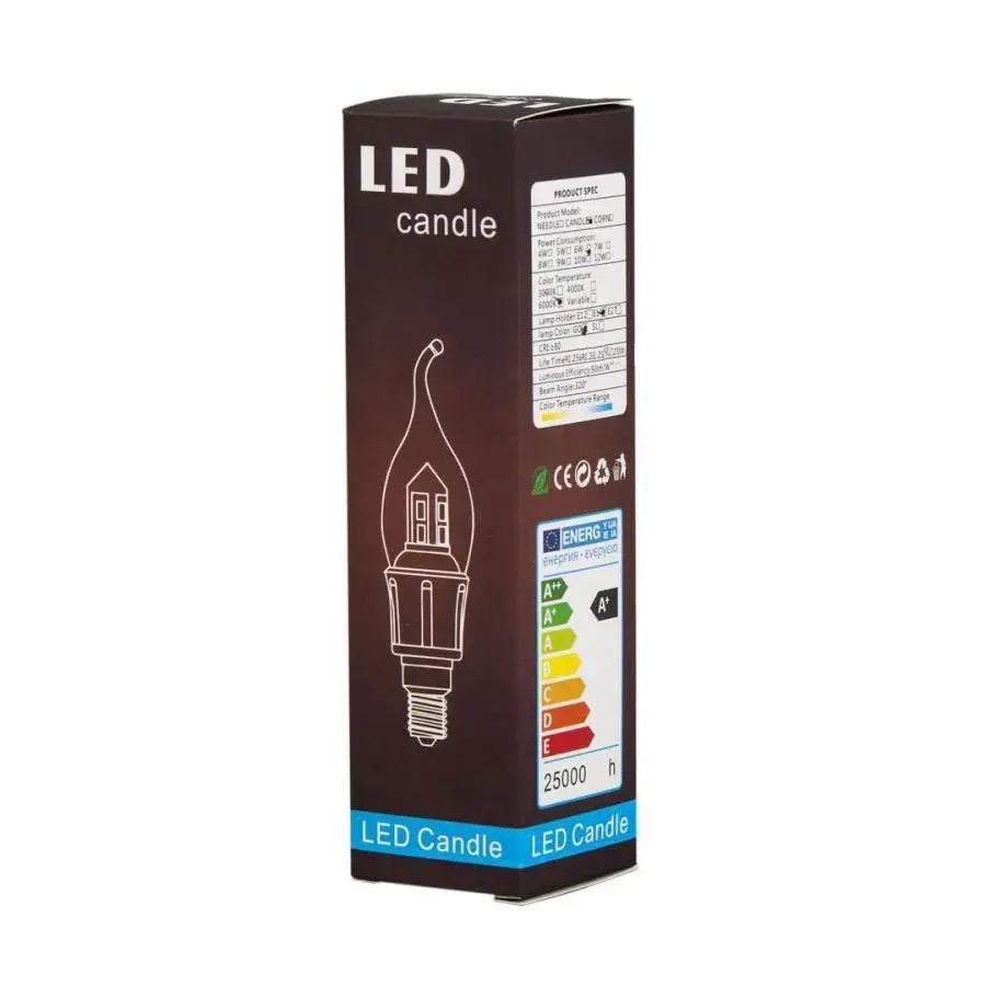 LED крушка E14 Candle, 9W, топла светлина, 3000K крушки Заглавие по подразбиране Alessandro Design
