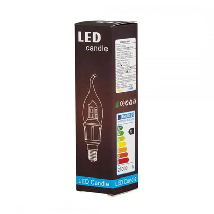 LED крушка E14 Candle, 9W, топла светлина, 3000K крушки Заглавие по подразбиране Alessandro Design