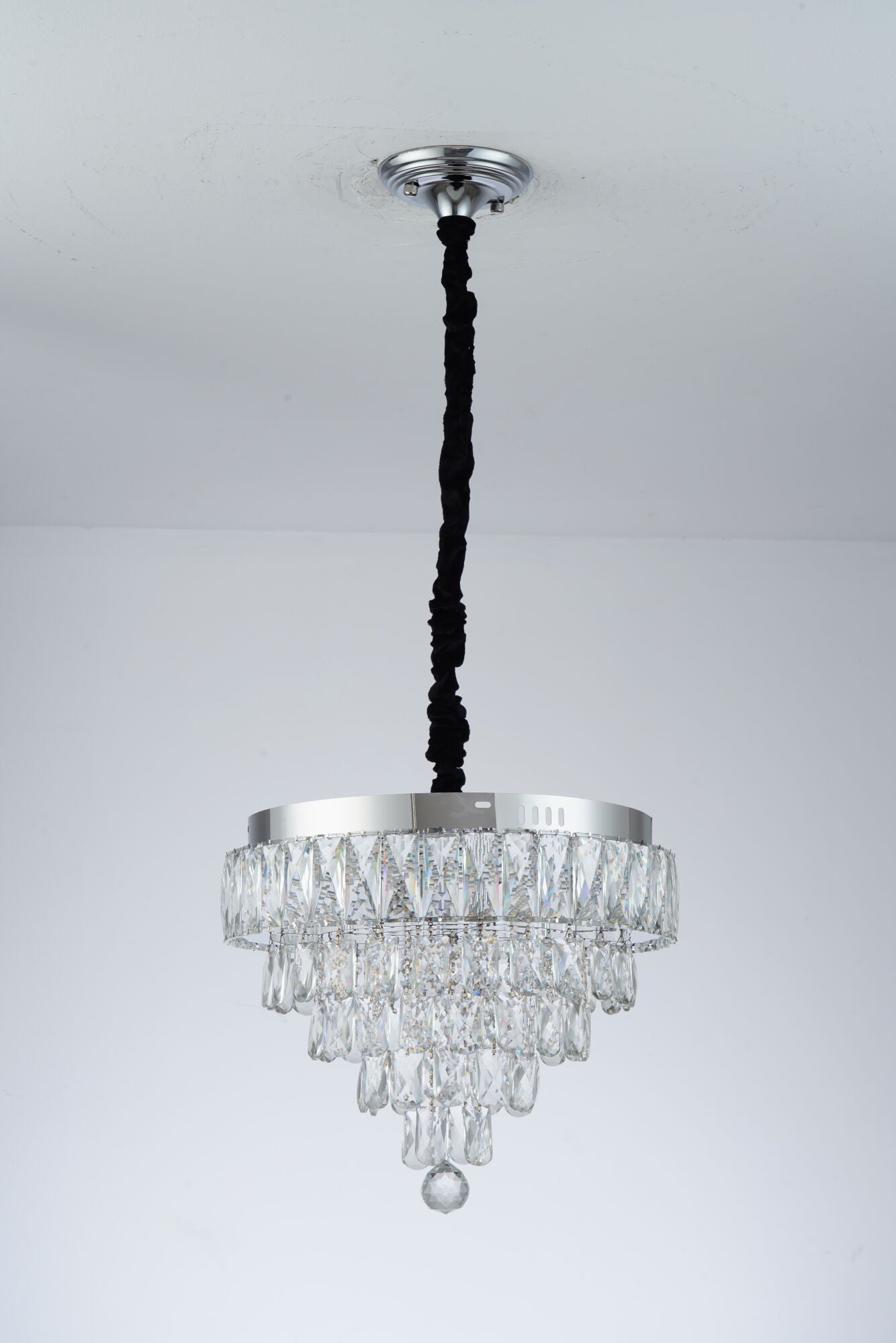 MEILI CRYSTAL CASCADA 500 – Кристален LED полилей, 112W, Ø500 mm, с дистанционно управление Кристални полилеи Заглавие по подразбиране Alessandro Design