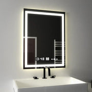 Правоъгълно LED огледало, 45x60 см, Verite MotionGlow Marcello, система за обезпотяване, часовник и термометър, димируеми огледала Marcello Заглавие по подразбиране Alessandro Design