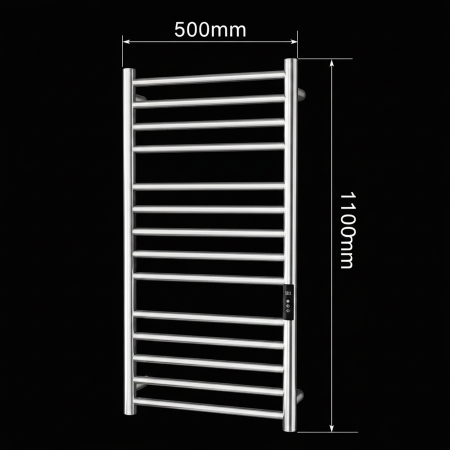 Calorifer Electric pentru Prosoape, 240W, Metal, Argintiu