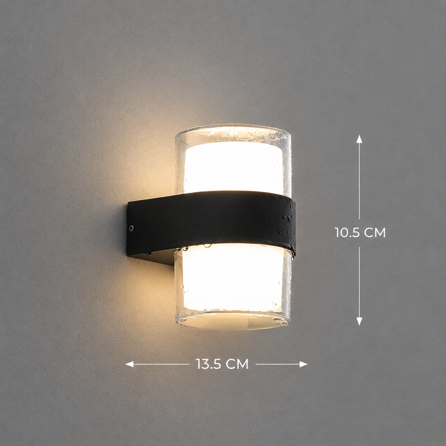 Нанесете външен LED mira, 2 източника на светлина, топла, черна светлина