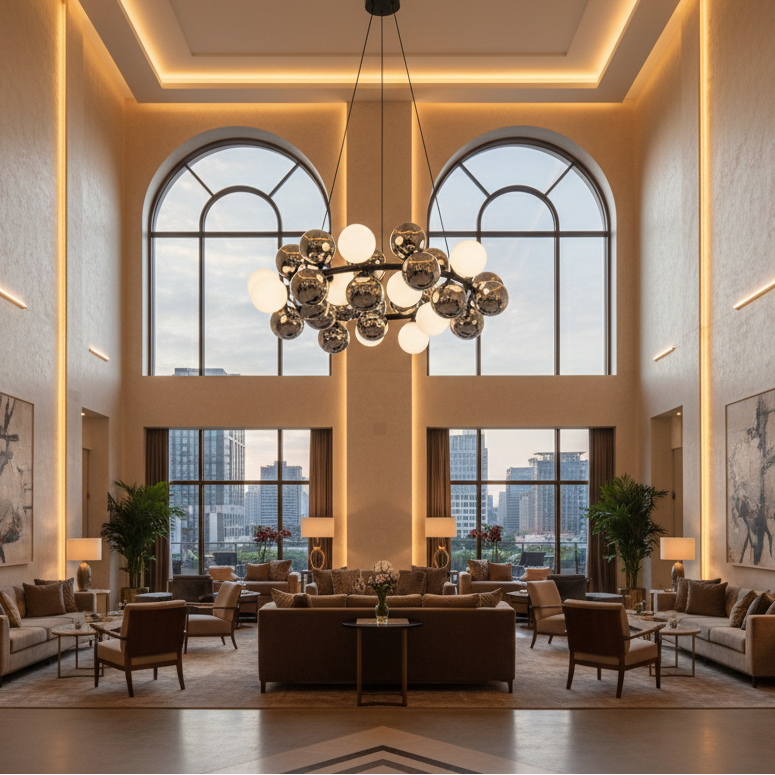 Lustra Suspendata MUSSEL Regalis, D80cm, 13x G9, Crom Lucios, Metal si Sticla