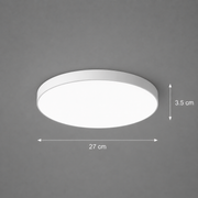 SOLIS LED плафон 27см 20W Студена светлина, бял