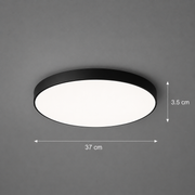SOLIS LED плафон 37cm 32W Cold Light Черен