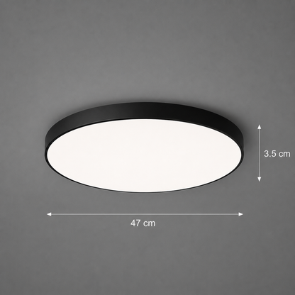 SOLIS LED плафон 47cm 70W Cold Light Черен