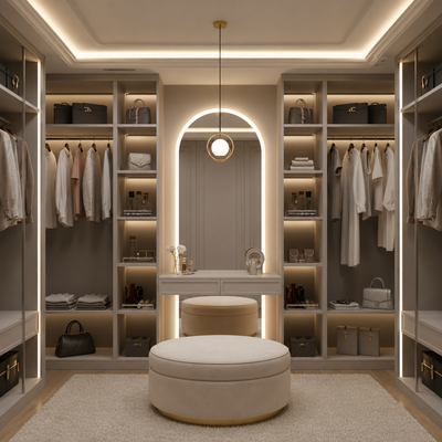 Полилей LOFT Haven, 1x E27, бяло злато, метал, регулируема височина