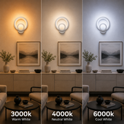 LED лампа Urbanist 19W кръгла студена/топла/неутрална светлина акрил и бял метал