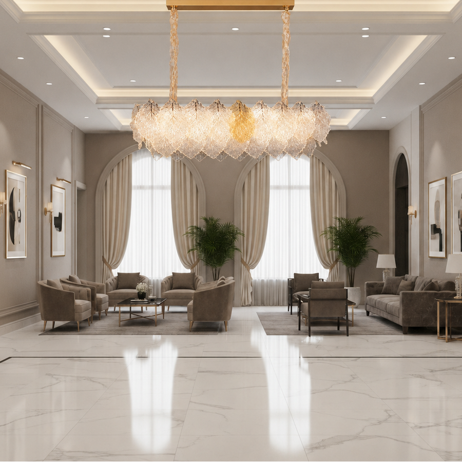 Candelabru Cristal LACE Royale 11xE14, Dimensiune 83x33 cm, Inaltime 31 cm, Auriu Lucios, Inaltime Reglabila, Design Elegant Candelabre Cristal Default Title Alessandro Design