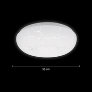 Plafonieră LED 35 cm, 31W, 3000K / 4000K / 6000K, Alb, Metal si Acril Plafoniere LED Default Title Alessandro Design
