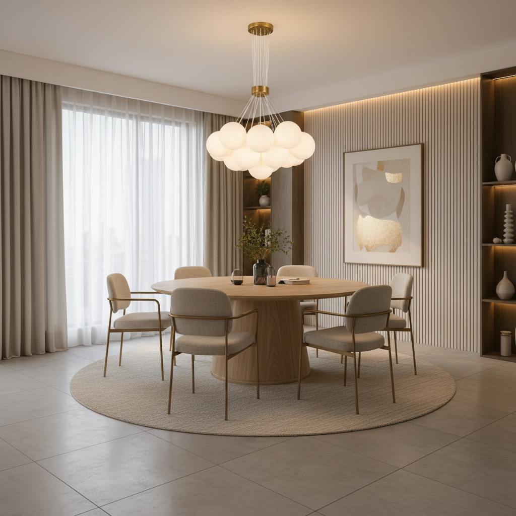 Lustra MODERNA LOFT Bagliore, Glob, 13xE27, Inaltime Reglabila, Auriu Lustre Moderne Default Title Alessandro Design