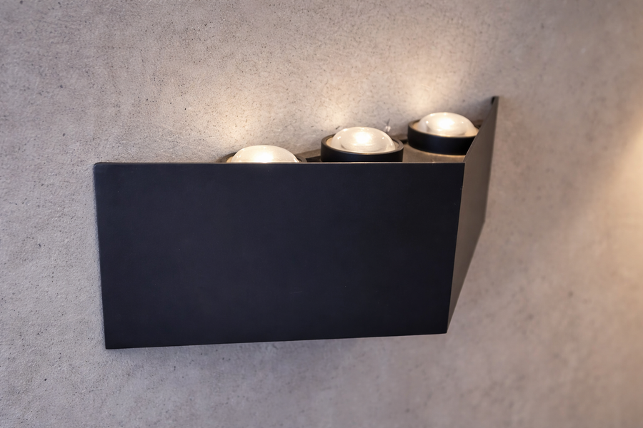 Aplica LED AX230, Exterior, 6 Surse, 6W, Negru, 3000K Aplice de Exterior Default Title Alessandro Design