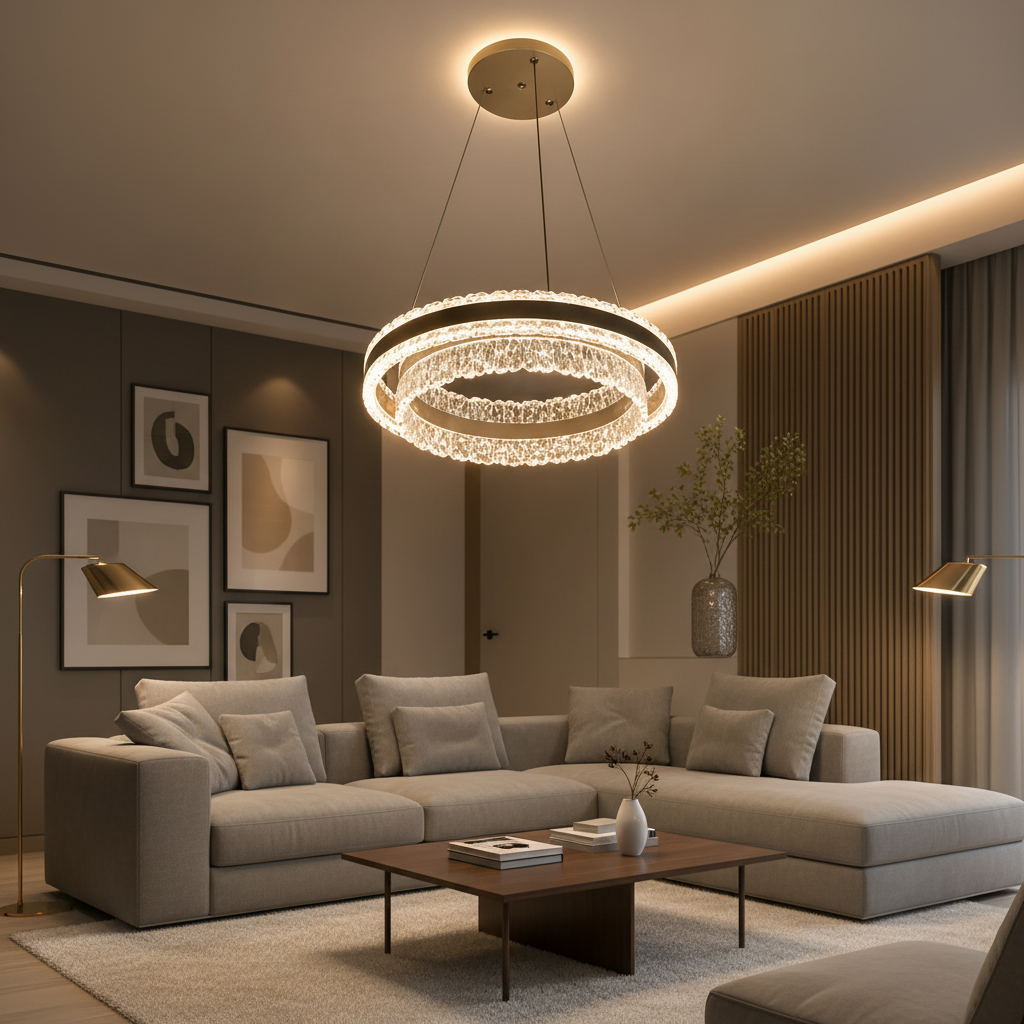 Lustra LED KOSMO cu telecomanda 115W, lumina Rece/Calda/Neutra, Dimabila, Negru Lustre LED cu Telecomanda Default Title Alessandro Design