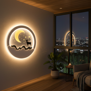 Aplica LED NOCTRA, 44W, Lumina Calda/Neutra/Rece, Negru Aplice de Interior Default Title Alessandro Design