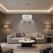 LED похот, окачена с дистанционното управление на Magnus Illumina, 38W, студена/гореща/неутрална светлина, размазана, лъскава хром