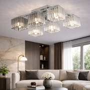 Lustra Georgiana, LC115/6, 6x E27, Crom, Metal Lustre Clasice Default Title Alessandro Design