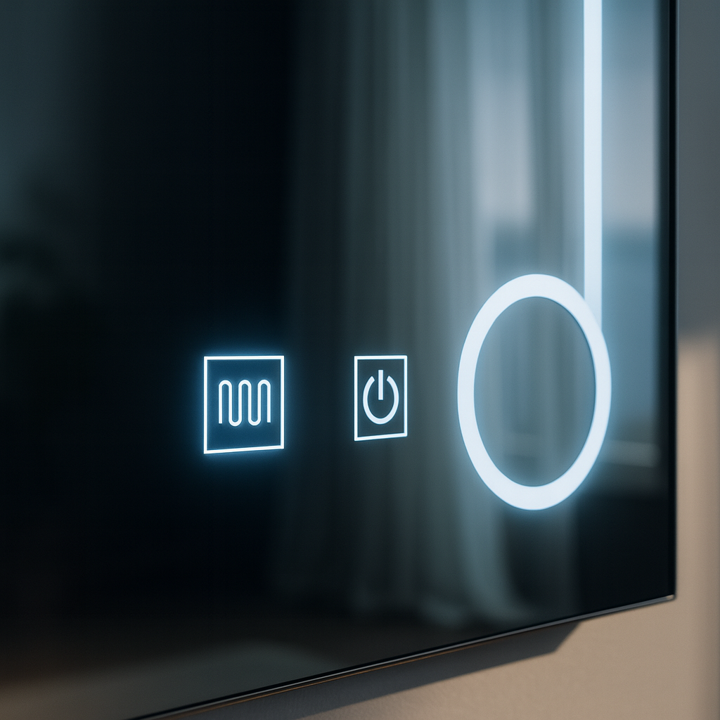 Правоъгълно LED огледало, 60x80 см, Linea Touch, система против запотяване, димируеми огледала Korman E Заглавие по подразбиране Alessandro Design