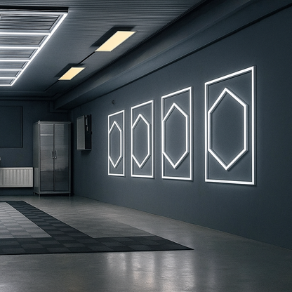 Стенна лампа Hexagon LED Honeycomb 1050mm X 1200mm