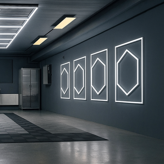 Стенна лампа Hexagon LED Honeycomb 1050mm X 1200mm