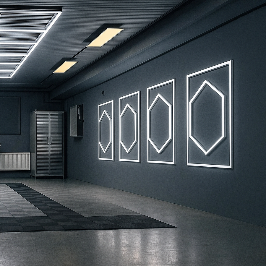 Стенна лампа Hexagon LED Honeycomb 1050mm X 1200mm