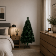 Brad Artificial MANIITSOQ, 150 cm, 130 vârfuri, Suport Metalic, Verde
