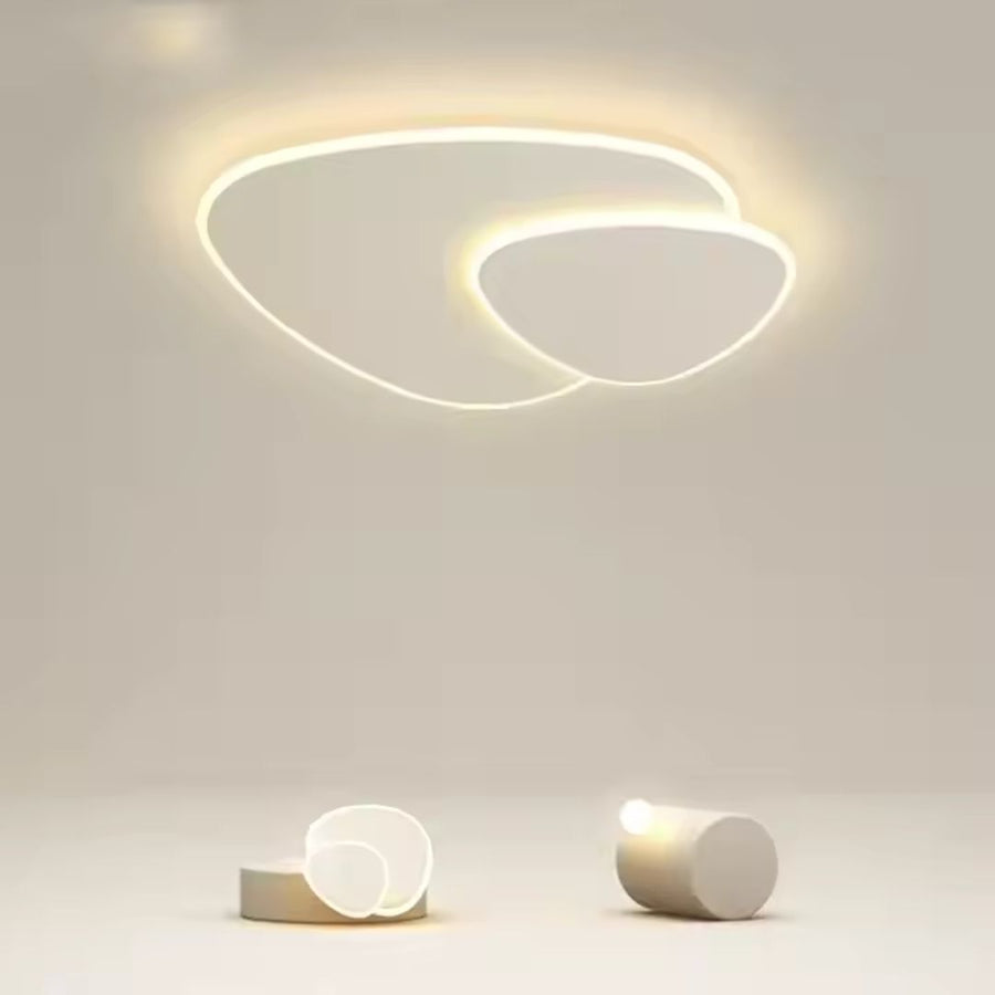 LED полилей с дистанционно управление FUTURA LUMINA 66W, Овална, Студена/Топла/Неутрална светлина, Димируем, Бял LED полилей с дистанционно управление Заглавие по подразбиране Alessandro Design