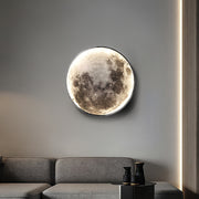 LED стенна лампа, Декоративна, Луна 83W Диаметър 120CM Студена/Неутрална/Топла светлина Черни LED полилеи Приложено заглавие по подразбиране Alessandro Design